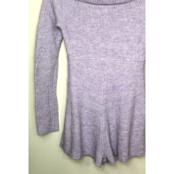 Urban Outfitters Grace Off-The-Shoulder Romper - Picture 9 of 12